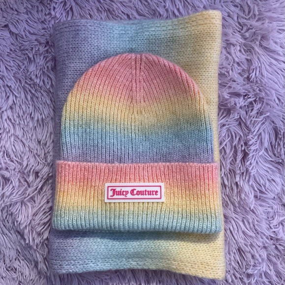 *BNWT* JUICY COUTURE HAT AND SCARF BOX SET - Picture 3 of 16